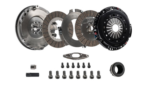 DKM Clutch BMW E9X 335i MS Organic Twin Disc Clutch Kit w/Flywheel (660 ft/lbs Torque) - MS-006-075