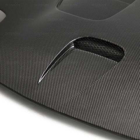Seibon 93-96 Mazda RX-7 ST Carbon Fiber Hood - HD9396MZRX7-ST