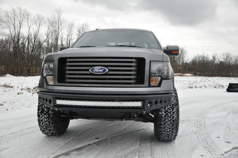 DV8 Offroad 09-14 Ford F-150 Baja Style Front Bumper - FBFF1-04