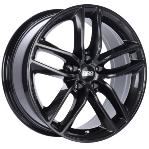 BBS SX 20x9 5x120 ET42 Crystal Black Wheel -82mm PFS/Clip Required - SX0601CB