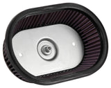 K&N Universal Custom Air Filter - Oval Shape 9.313in OD / 2.375 Height - E-3988