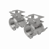 MagnaFlow 2018 Ford Mustang V8-5.0LGAS Exhaust Acc - 2.5in ID/OD - 304SS - Integrated V-Band Flanges - 10805