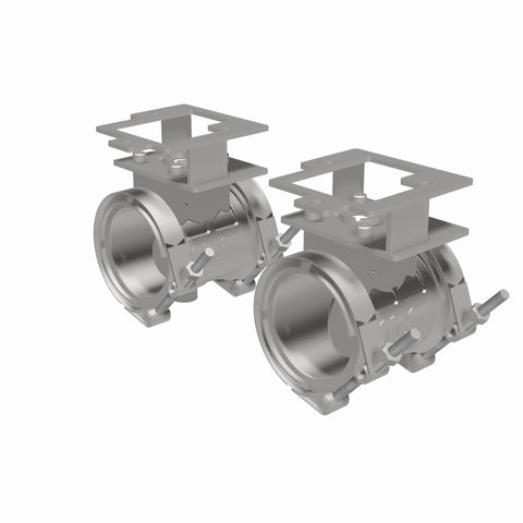MagnaFlow 2018 Ford Mustang V8-5.0LGAS Exhaust Acc - 2.5in ID/OD - 304SS - Integrated V-Band Flanges - 10805