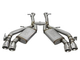 aFe MACHForce XP 3in 304 SS Axle-Back Dual Exhaust (NPP) w/ Polished Tips 16-17 Camro SS V8-6.2L - 49-34068-P