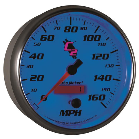Autometer C2 5 inch 160MPH In-Dash Electronic Programmable Speedometer - 7289
