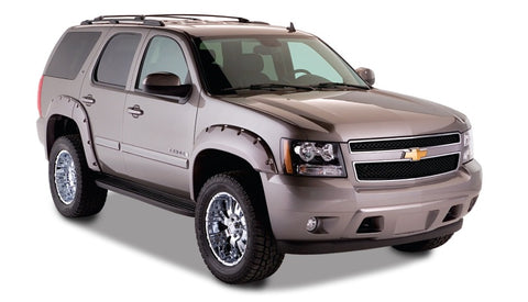 Bushwacker 07-14 Chevy Tahoe Pocket Style Flares 4pc Does Not Fit LTZ - Black - 40937-02