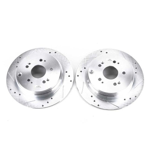 Power Stop 07-18 Acura RDX Rear Evolution Drilled & Slotted Rotors - Pair - JBR1158XPR