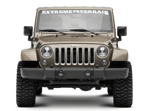 Raxiom 07-18 Jeep Wrangler JK Axial Series 4-In LED Devil Eyes Fog Lights w/ Halo - J142667