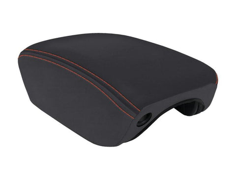 PRP 2018+ Jeep Wrangler JL Center Console Cover - Black/Orange - B103-07