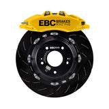 EBC Racing 08-21 Nissan 370Z Yellow Apollo-6 Calipers 355mm Rotors Front Big Brake Kit - BBK036YEL-1