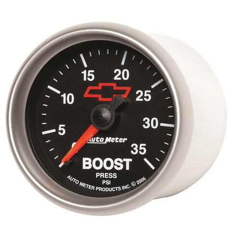 Autometer GM Mechanical 52mm 0-35 PSI Boost Gauge - 3604-00406
