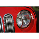 Rugged Ridge 07-18 Jeep Wrangler JK Stainless Steel Headlight Euro Guard Kit - 11142.04