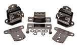 Energy Suspension 67-72 Chevrolet Camaro Black Motor and Transmission Mounts; Chrome Finish - 3.1133G