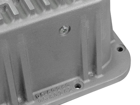 afe Transmission Pan Cover (Raw); GM Diesel Trucks 01-14 V8-6.6L (td) - 46-70070