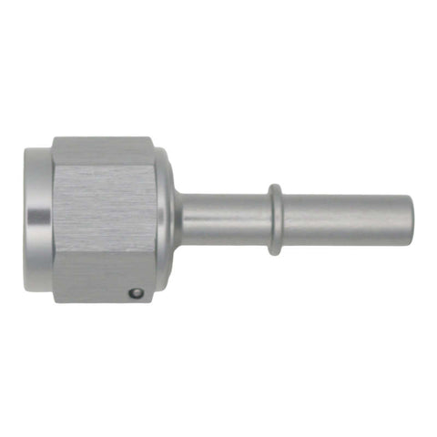 DeatschWerks 8AN Female Flare Swivel to 5/16in Male EFI Quick Disconnect - Anodized DW Titanium - 6-02-0132