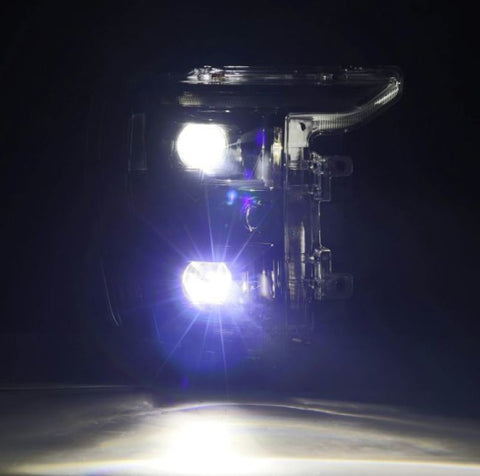 AlphaRex 21-22 Ford F150 Luxx-Series Projector Headlights Alpha-Black w/Activ Light/Seq Signal - 880169