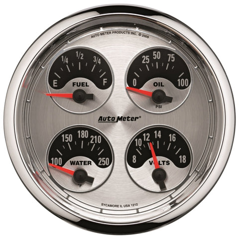 Autometer 5inch Kit Box - Tach Speedo Combo / Oil Pressure / Water Temp / Volt / Fuel Leve - 1205
