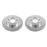 Power Stop 03-05 Kia Sedona Front Evolution Drilled & Slotted Rotors - Pair - JBR1549XPR
