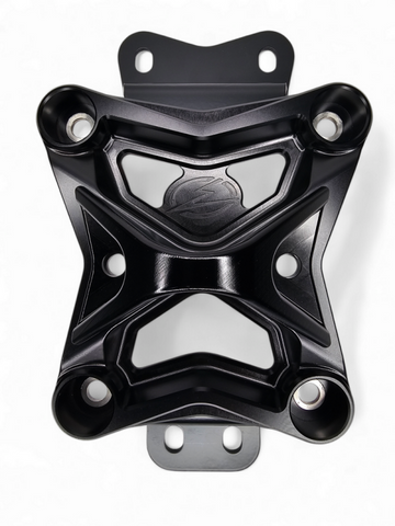 Elektric Offroad 2022+ Can Am X3 Maverick 10 Bolt Radius Rod Plate With Pull Hook (Black) - RRP210014