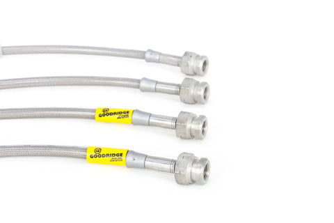 Goodridge 11-15 Jeep Grand Cherokee (Non SRT 8) / 11-15 Dodge Durango (All Models) SS Brake Lines - 15010