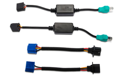 Raxiom 97-18 Jeep Wrangler TJ/JK Axial Halo Headlights w/ DRL Amber Signals- Blk Hsng (Clear Lens) - J108037