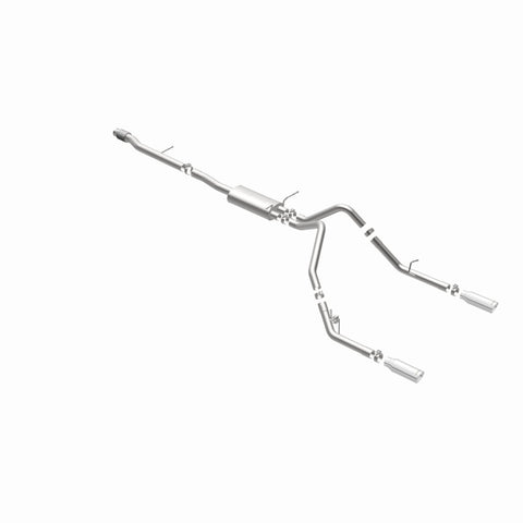 Magnaflow 14 Chevy Silverado V8 5.3L CC/EC Cab Dual Split Rear Exit Stainless Cat Back Perf Exhaust - 15268