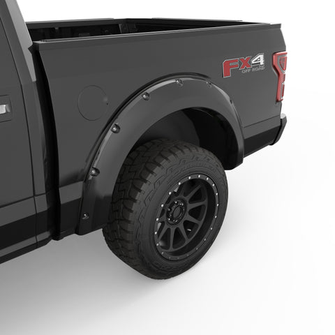 EGR 2018 Ford F150 Bolt-On Look Color Match Fender Flares - Set - Shadow Black - 793574-G1