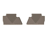 WeatherTech 14+ Chevrolet Silverado Rear Rubber Mats - Black - W311TN