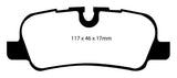 EBC 05-10 Land Rover LR3 4.4 Greenstuff Rear Brake Pads - DP61542