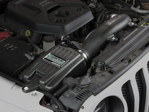 aFe Quantum Pro DRY S Cold Air Intake System 18-20 Jeep Wrangler JL L4-2.0L (t) - 53-10019D