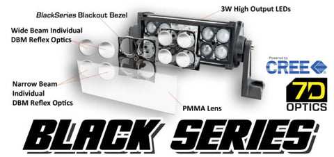Oracle Black Series - 7D 52 300W Dual Row LED Light Bar - 6000K - 5811-001