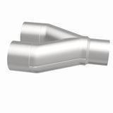 MagnaFlow Universal Trans Y-Pipe All SS 4inch (Dual) 3.5inch (Single) x 13inch (Overall) - 10800