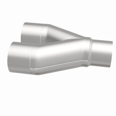 MagnaFlow Universal Trans Y-Pipe All SS 4inch (Dual) 3.5inch (Single) x 13inch (Overall) - 10800