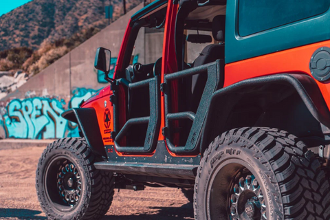 Body Armor 4x4 07-18 Jeep Wrangler JK Tube Doors Rear Pair - JK-6155