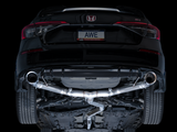AWE Tuning 22+ Honda Civic Si/Acura Integra Track Edition Cat-Back Exhaust - Dual Chrome Silver Tips - 3020-32331