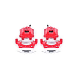 Power Stop 92-98 BMW 318i Rear Red Calipers w/Brackets - Pair - S1620