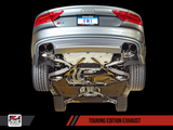 AWE Tuning Audi C7 / C7.5 S7 4.0T Touring Edition Exhaust - Polished Silver Tips - 3015-42012