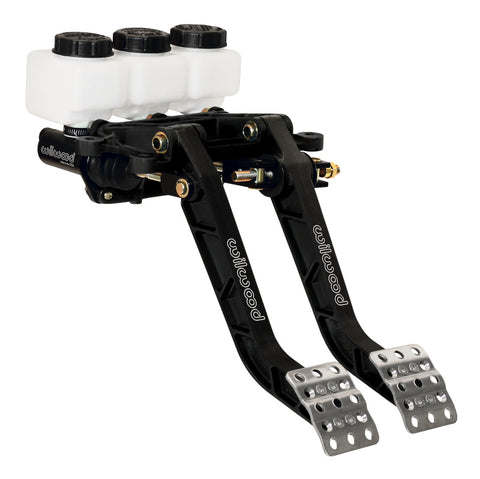 Wilwood Adjustable Dual Pedal - Brake / Clutch - Fwd. Swing Mount - 6.25:1 - 340-11295