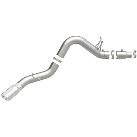 MagnaFlow SYS Cat-Back 2017 Chevrolet Silverado 6.6L Diesel Polished Single Wall 6in Tip - 17870