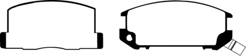 EBC 85-90 Toyota MR2 1.6 Greenstuff Rear Brake Pads - DP2602