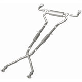 MagnaFlow 14 Infiniti Q50 V6 3.7L Cat-Back Polished Stainless Tips Dual Split Rear Exit Exhaust - 15310