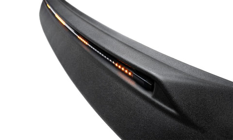 AVS 17-22 Ford F-250/F-350/F-450/F-550 Super Duty Low Profile Aeroskin Lightshield Pro - Black - 953135