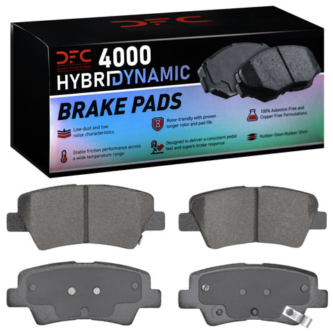 DFC 12-25 Kia Soul EV Rear 4000 Hybridynamic Brake Pads - 4000-1813-00