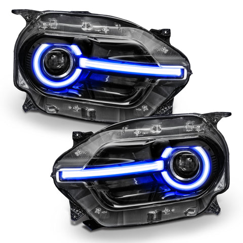 Oracle 2021 Ford Bronco Sport RGB+W Headlight DRL + Halo - ColorSHIFT w/ RF Controller - 1454-330