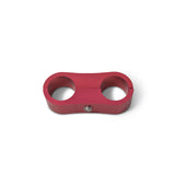 Russell Hose Separator For -10 Braided Hose Red Anodize (2 Pack) - 654320