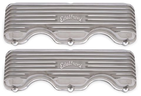 Edelbrock Valve Cover Classic Series Chevrolet W 348/409 CI V8 Polshed - 4140
