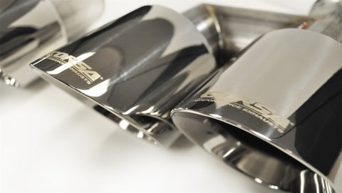 Corsa 15-16 Ford Mustang GT 5.0 Polish Quad Tips Kit - 14333