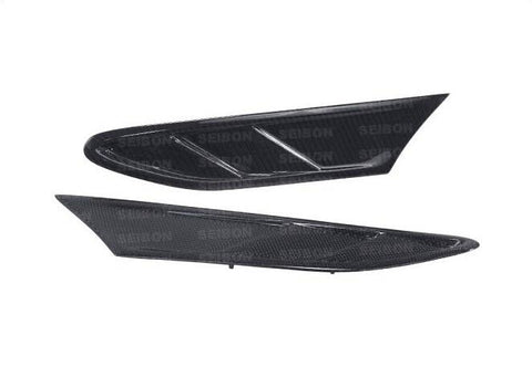 Seibon 08-14 Subaru STI Carbon Fiber Fender Caps - FFC0809SBIMP