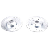Power Stop 17-19 Fiat 124 Spider Rear Evolution Drilled & Slotted Rotors - Pair - JBR1726XPR