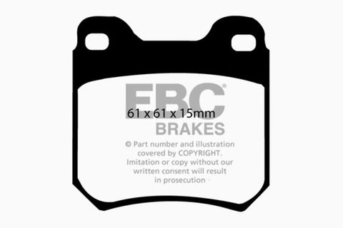 EBC 97-01 Cadillac Catera 3.0 Redstuff Rear Brake Pads - DP3675C